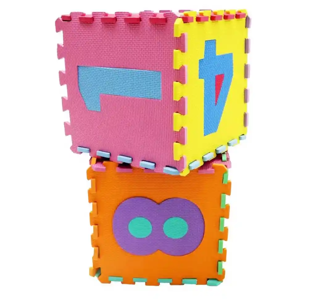 Tapete Alfombra Foammy Para Bebe X10 Piezas Frutitas