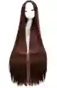 Peluca De Anime Extra Larga Y Sedosa Disfraz Cosplay Halloween Café Oscuro