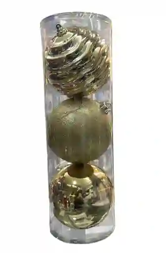 Bolas De Navidad 15 Cm X 3 Unidades Bolas Navideñas Decoracion Navideña