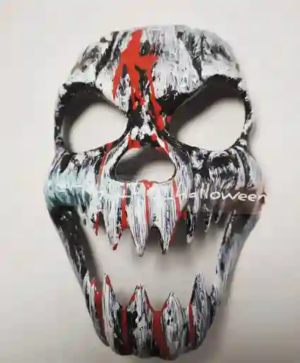 Mascara Plateada De Calavera