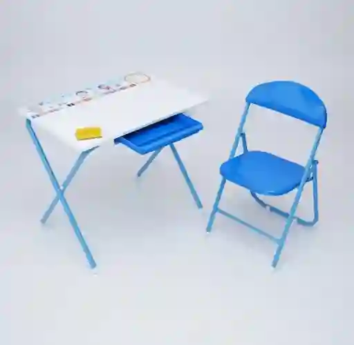 Escritorio Infantil Tablero Borrable Kínder Niño Plegable