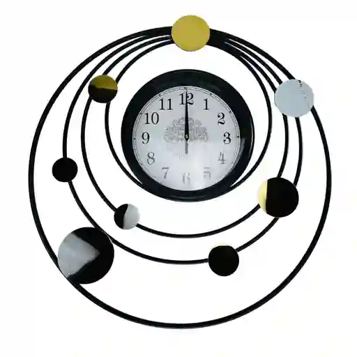Reloj Metálico De Pared Moderno