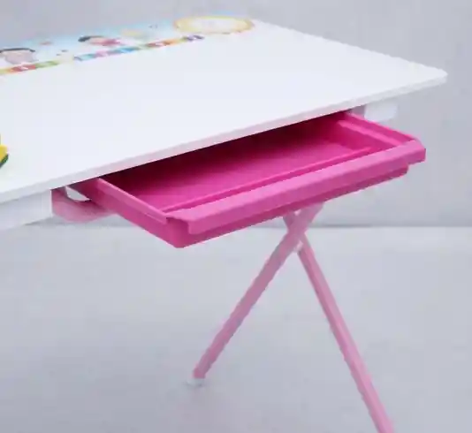 Escritorio Infantil Tablero Borrable Kínder Niña Plegable