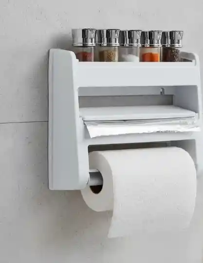 Porta Rollo Papel De Cocina Rimax Multiuso