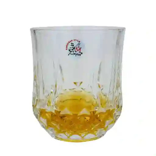 Juego De Vasos Cortos En Cristal X6