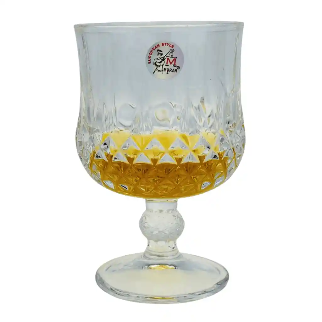 Juego De Copas En Cristal X6