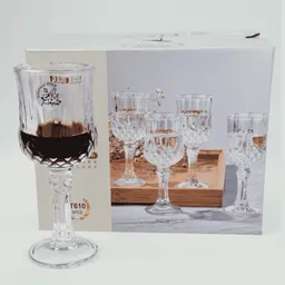 Set De Copas Para Aperitivo En Cristal X6