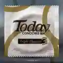 Condones Today Triple Pleasure X3 - Máxima Sensación Y Excitación