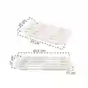 Escurridor Secaplatos De Platos Retráctil Blanco