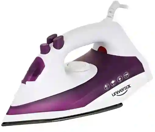 Plancha Ropa A Vapor Universal Power Morado-blanco