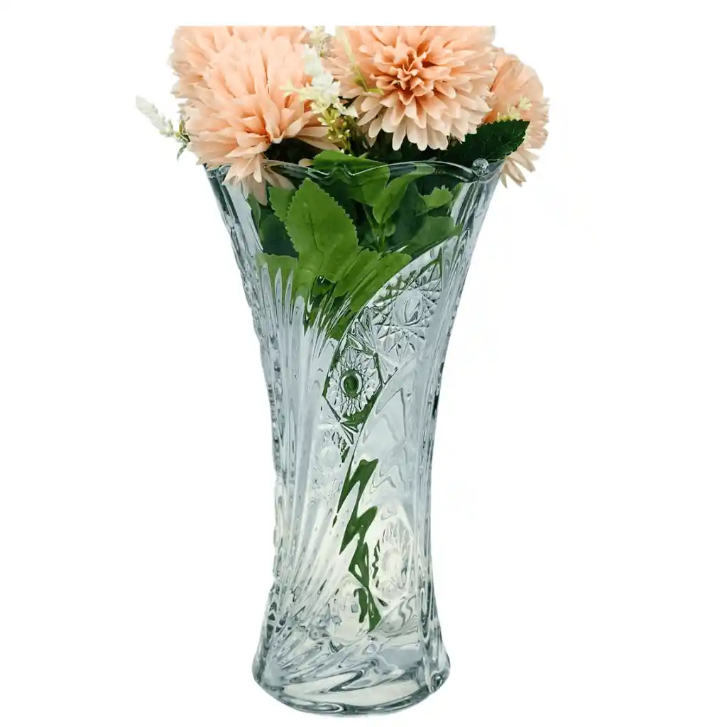 Florero Decorativo En Cristal Elegante