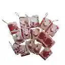 15 Tarjetas De-para Navideñas Variadas Gris Con Rojo