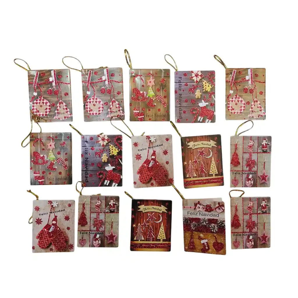 15 Tarjetas De-para Navideñas Variadas