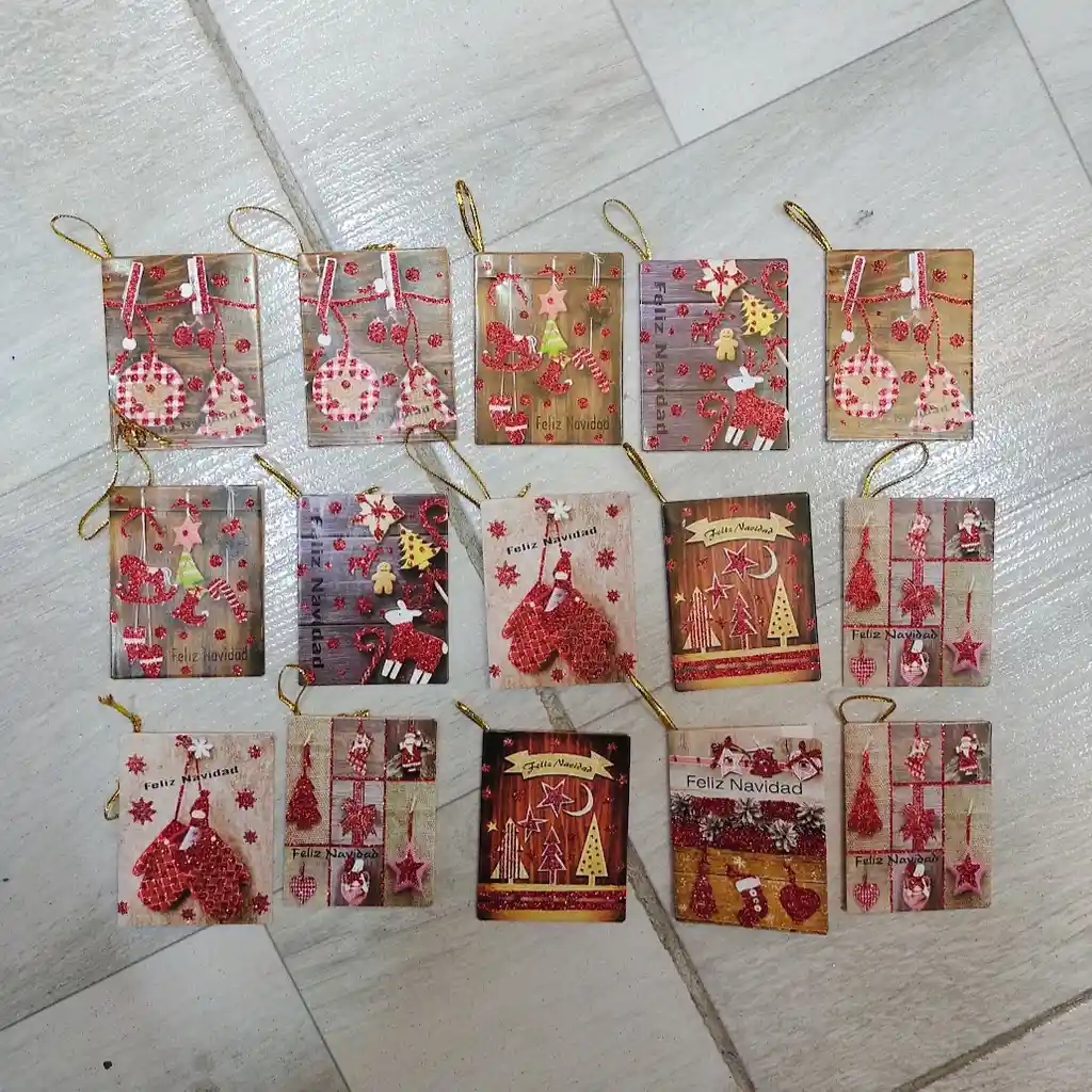 15 Tarjetas De-para Navideñas Variadas