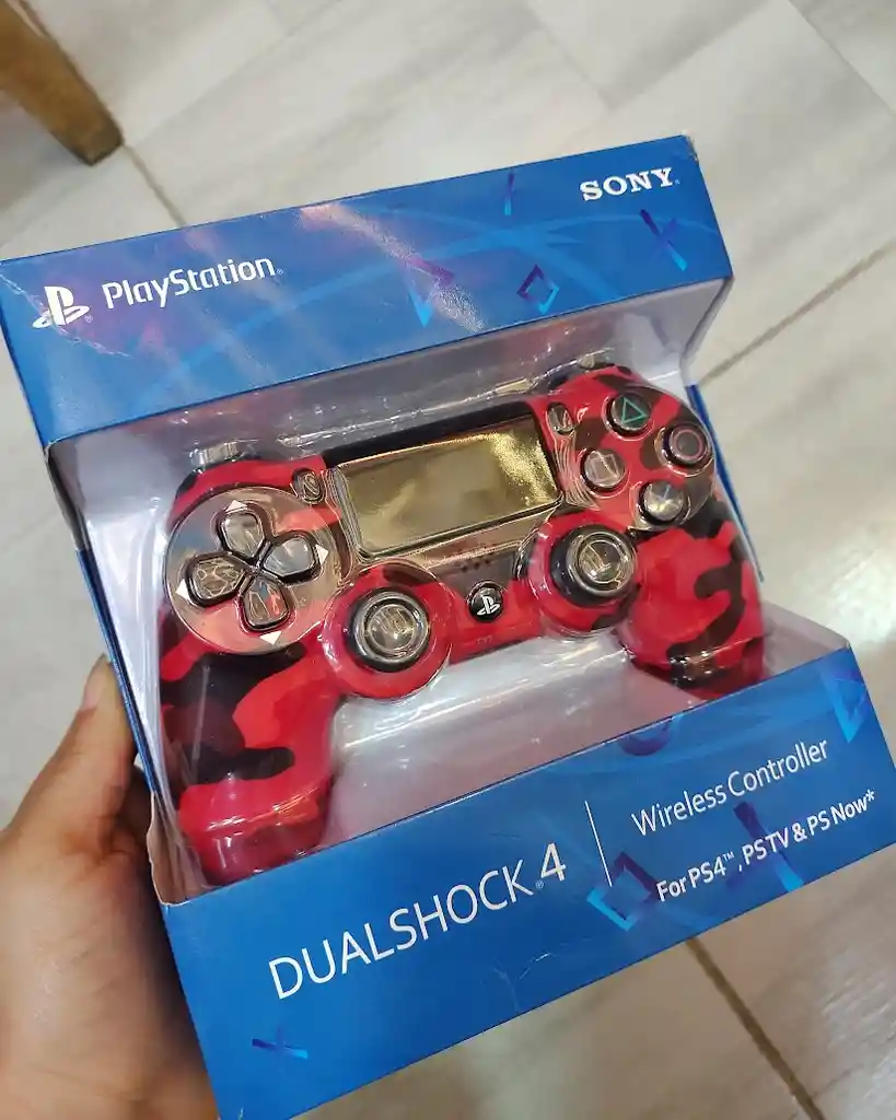 Control Mando Para Playstation 4 Dualshock 4 Rojo Camuflado Sony
