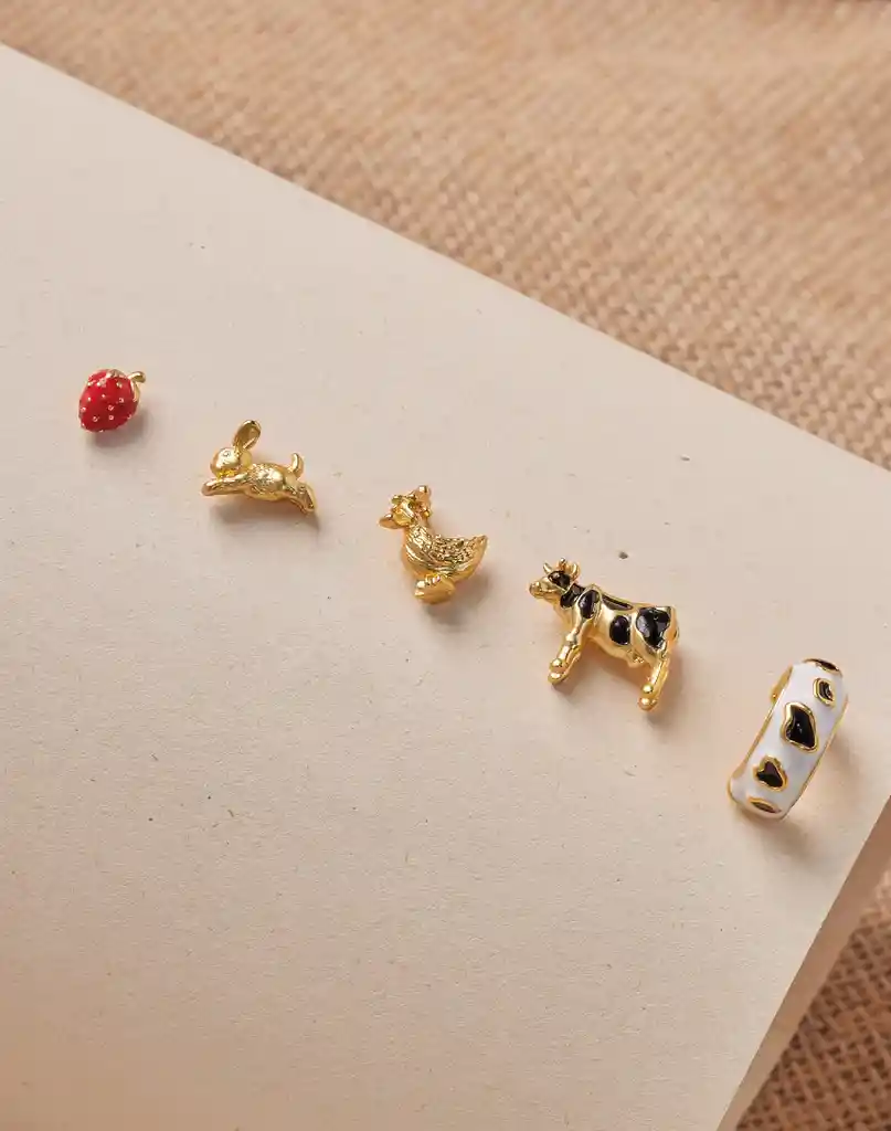 Entrelazos Set De 5 Aretes Farm