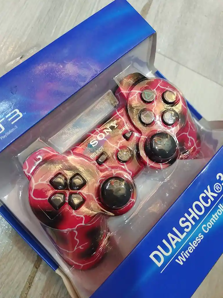 Control Mando Para Playstation 3 Dualshock 3 Rojo Con Rayos Sony