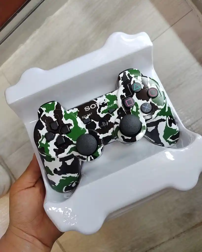Control Mando Para Playstation 3 Dualshock 3 Verde Camuflado Sony