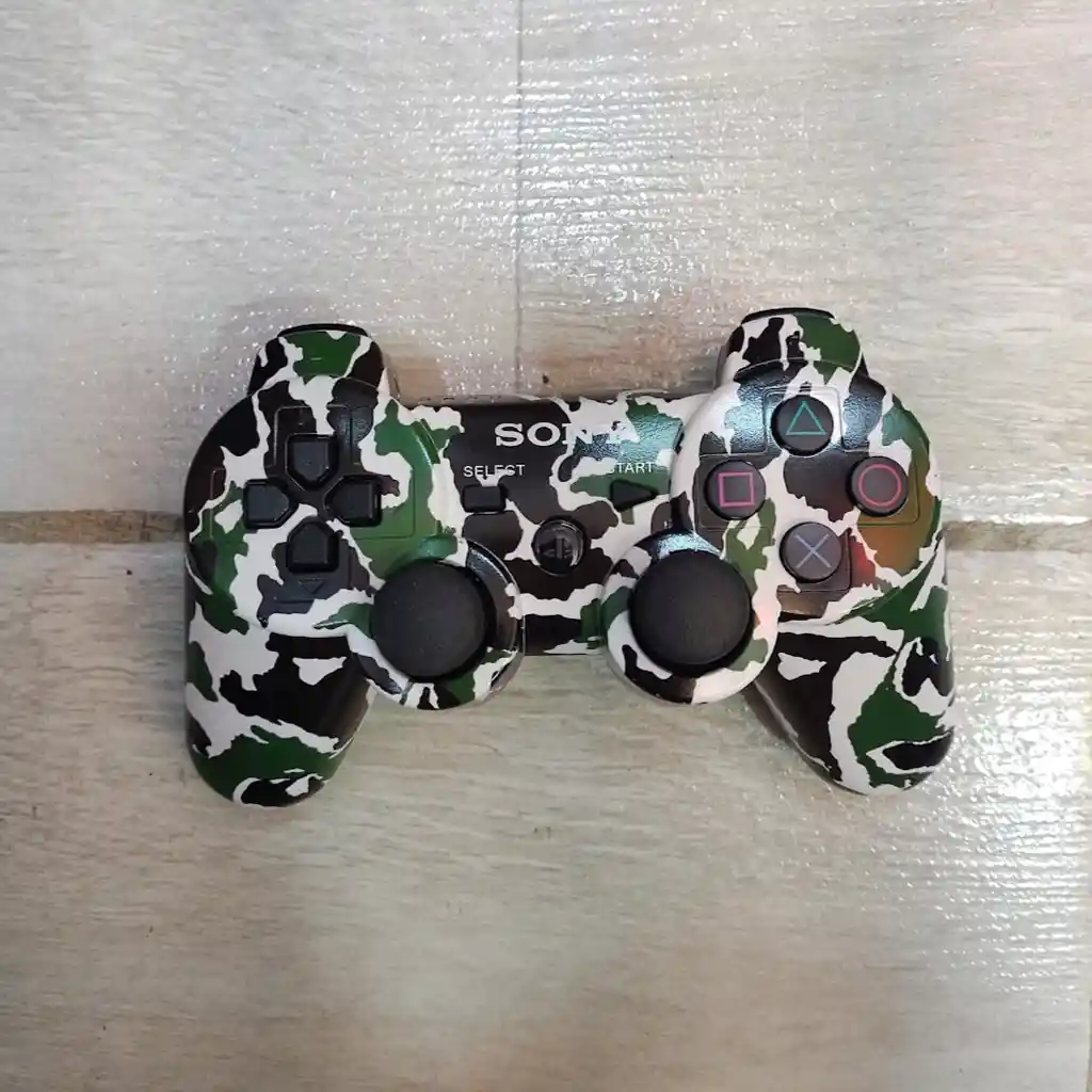 Control Mando Para Playstation 3 Dualshock 3 Verde Camuflado Sony