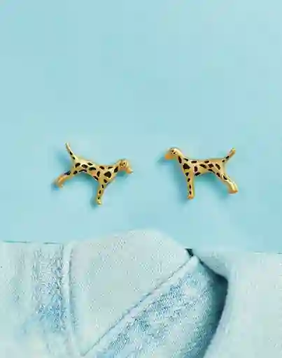Entrelazos Aretes Dálmata Polka Print
