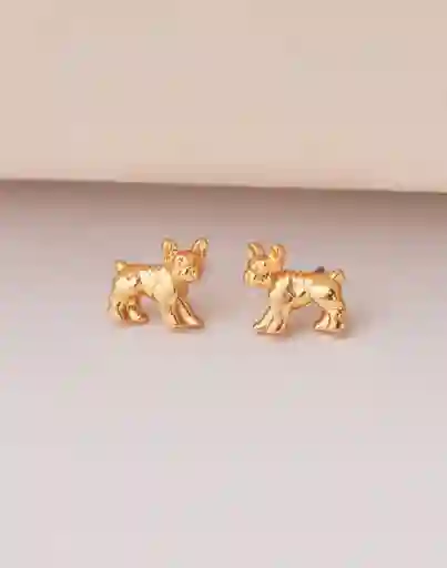 Entrelazos Aretes Bulldog Francés Mini