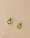 Entrelazos Aretes Aguacate