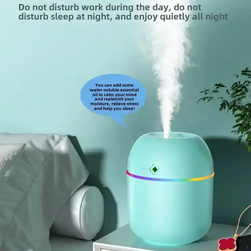 Humidificador Difusor Ambientador Verde Pequeño