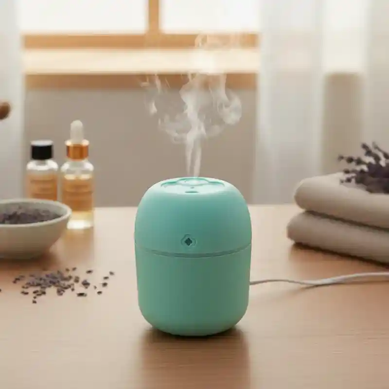 Humidificador Difusor Ambientador Verde Pequeño