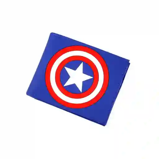 Billetera De Goma Capitan América