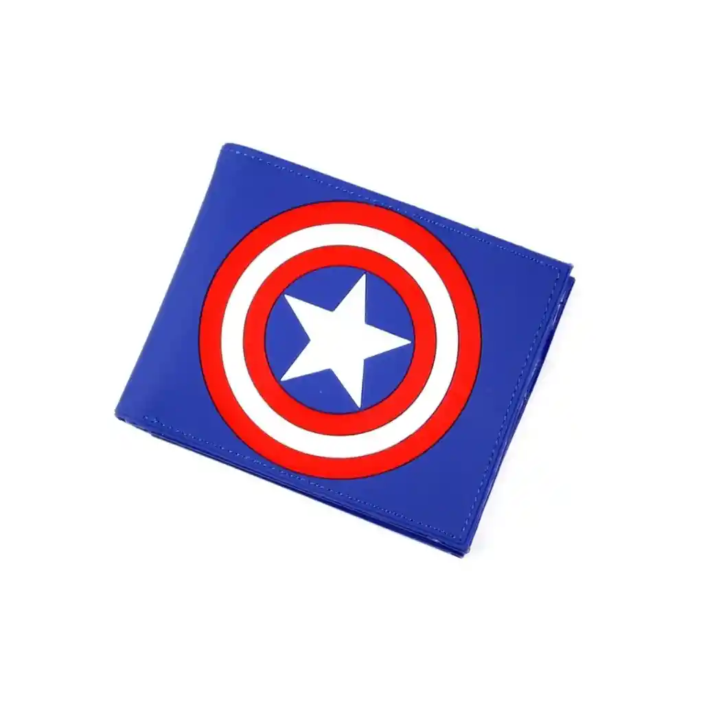 Billetera De Goma Capitan América