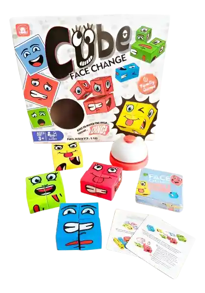Face Change Juego De Mesa Didáctico Cubos Montessori Niños
