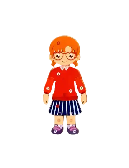 Rompecabeza Didactico Infantil Montessori Estudiante