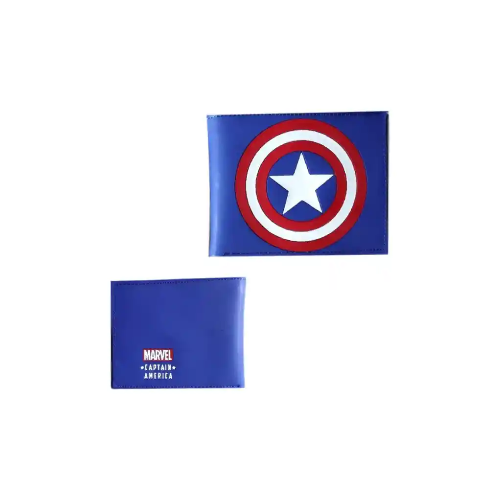 Billetera De Goma Capitan América