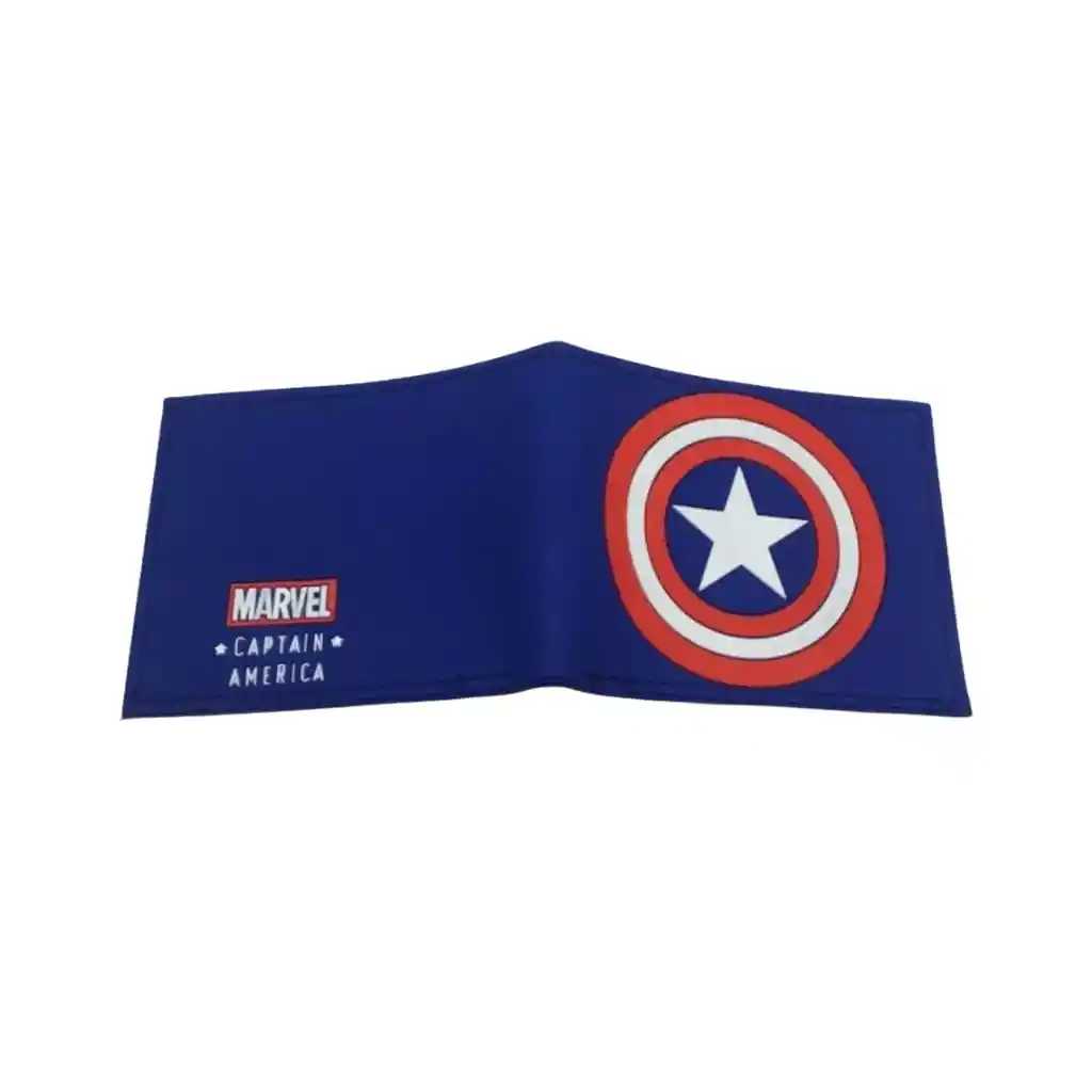 Billetera De Goma Capitan América