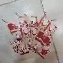 15 Tarjetas De-para Navideñas Variadas Gris Con Rojo