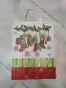 Bolsa De Regalo Navidad Botas Navideñas Grande 42 Cm X 31 Cm