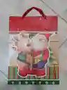 Bolsa De Regalo Navidad Papa Noel Grande 42 Cm X 31 Cm
