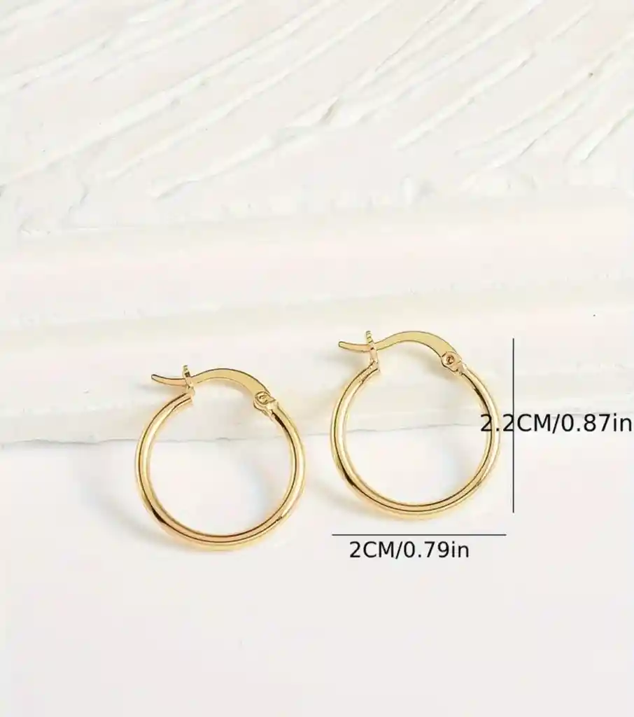 Candongas Doradas 2 Cm