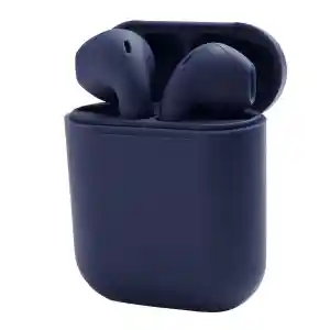 Audifonos Inalambricos Mate Color Azul Oscuro Bluetooth