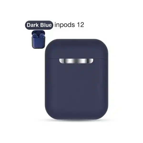 Audifonos Inalambricos Mate Color Azul Oscuro Bluetooth