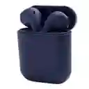 Audifonos Inalambricos Mate Color Azul Oscuro Bluetooth