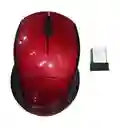 Mouse Inalámbrico Pequeño Genius Color Negro Con Rojo