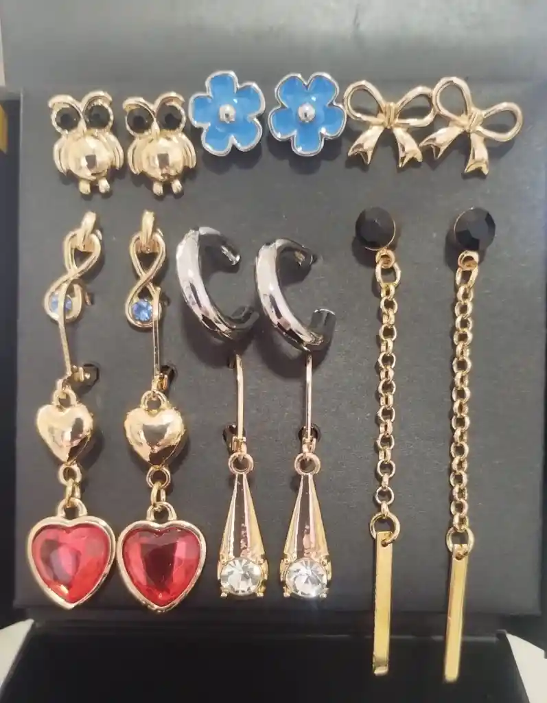 1 Par De Aretes, Variedad De Tamaños