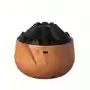 Humidificador Estilo Leña Con Luces Aromatizador