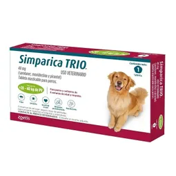 Simparica Trio 20 A 40 Kg