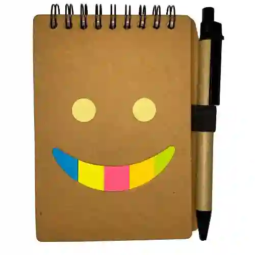 Libreta Ecológica Con Bolígrafo Y Notas Adhesivas