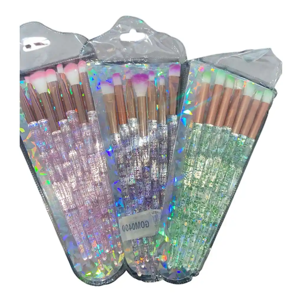 Brochas Por Siete Unidades Escarchadas