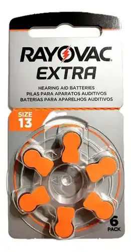 5 Blíster Pila N°13 Rayovac