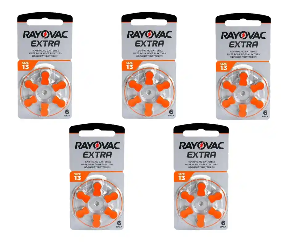 5 Blíster Pila N°13 Rayovac