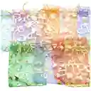 Bolsa De Regalo De Organza Estampado De Corazones X 5 Uds Colores Surtidos 11.5cm X 8.5cm